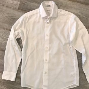 Calvin Klein boys white shirt